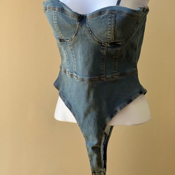 Denim Bodysuit - Picture 4 of 8